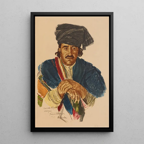 Reproductie van het schilderij Een opmerkelijke Afghaanse Guirichk - Alexandre Iacovleff