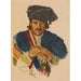 Reproductie van het schilderij Een opmerkelijke Afghaanse Guirichk - Alexandre Iacovleff