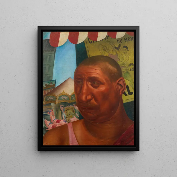 vechter - Alexandre Iacovleff — ingelijst kunstwerk aan de muur