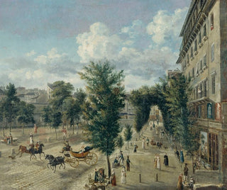 Alexandre Pau de SaintMartin - Le Boulevard des Capucines et la Rue BasseduRempart 2me et 9me arrondissements.webp