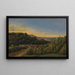 Uitzicht op Saint-Cloud bij de Seine - Alexandre Pau de Saint-Martin — ingelijst kunstwerk aan de muur
