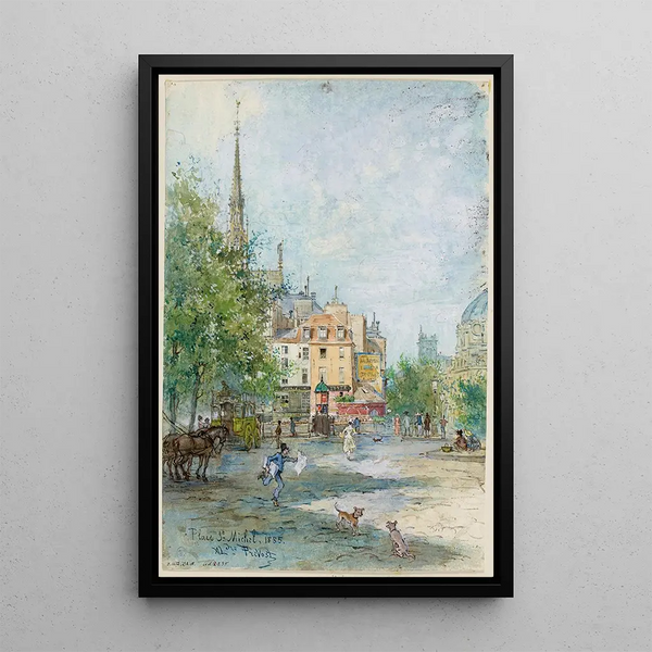 Alexandre Prvost - La place Saint Michel.webp