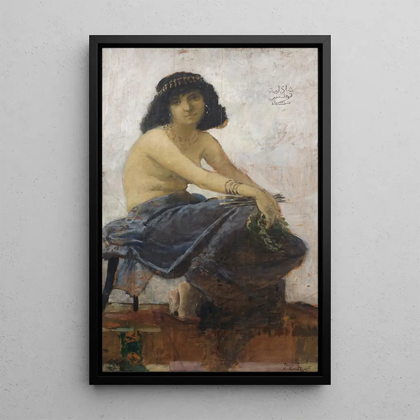 Reproduction of the painting Nude Painting in Tunis - Alexandre Roubtzoff