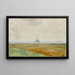 De baai van Mont-Saint-Michel met de rots van Tombelaine - Alexandre Séguier — ingelijst kunstwerk aan de muur