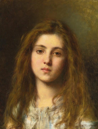 Alexei Harlamoff - Portrait Of A Young Girl.webp