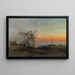 Vissers op de Wolga - Alexei Kondratievich Savrasov — ingelijst kunstwerk aan de muur