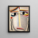 Hoofd van een vrouw - Alexej von Jawlensky — ingelijst kunstwerk aan de muur