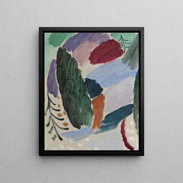 Koude dag - Alexej von Jawlensky — ingelijst kunstwerk aan de muur