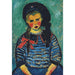 Meisje met rood lint - Alexej von Jawlensky — weergave van het kunstwerk