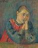 Kind met het hoofd gesteund - Alexej von Jawlensky — weergave van het kunstwerk