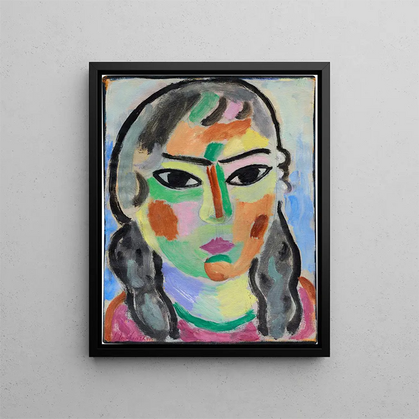 Meisje - Alexej von Jawlensky — ingelijst kunstwerk aan de muur