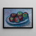 met een stillleven van appels - Alexej von Jawlensky — ingelijst kunstwerk aan de muur