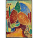 Reproductie van het schilderij De Oranje Weg - Alexej von Jawlensky