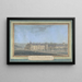 Uitzicht op een kasteel - Alexis-Joseph Prignon — ingelijst kunstwerk aan de muur