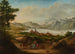 van het uitzicht op de Genève-meren genomen boven Cully - Alexis Nicolas Prignon — weergave van het kunstwerk