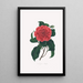 Illustraties en beschrijvingen van de planten die de natuurlijke orde van de Camellieae vormen Pl20 - Alfred Chandler — ingelijst kunstwerk aan de muur