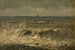 Ruwe zee - Alfred de Knyff — weergave van het kunstwerk