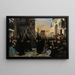 a Brotherhood in procession along Calle Gnova - Alfred Dehodencq — framed artwork on a wall