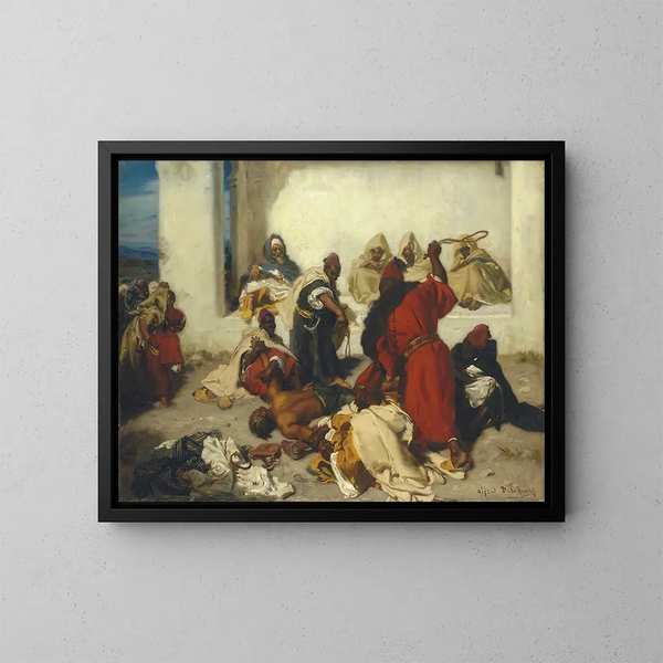 The thief captured - Alfred Dehodencq — framed artwork on a wall