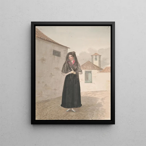 Robe d'église pour dames - Alfred Diston — framed artwork on a wall
