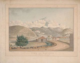 uitzicht vanaf de haven van Martiánez, Orotava, Tenerife - Alfred Diston — weergave van het kunstwerk