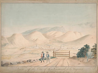 Uitzicht op de stad San Cristoval de la Laguna vanaf de weg van Las Mercedes - Alfred Diston — weergave van het kunstwerk