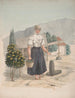 Vrouw van El Miradero Tenerife - Alfred Diston — weergave van het kunstwerk