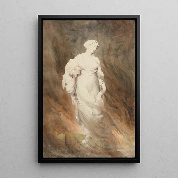 Reproductie van het schilderij La Femme de Loth - Alfred George Stevens