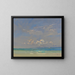 Chiemsee Painting - Alfred Haushofer — framed artwork on a wall