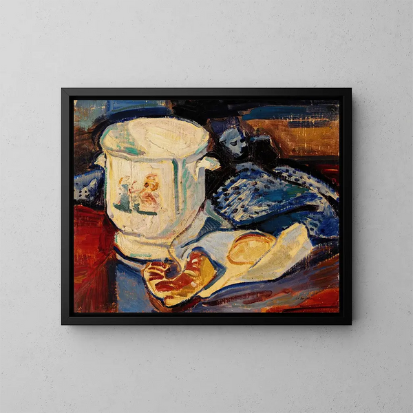 Nature morte avec jardinière - Alfred Henry Maurer — framed artwork on a wall