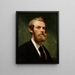 Zelfportret - Alfred Izydor Romer — ingelijst kunstwerk aan de muur