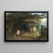 Terrasse de Haddon Hall - Alfred Joseph Woolmer — ingelijst kunstwerk aan de muur