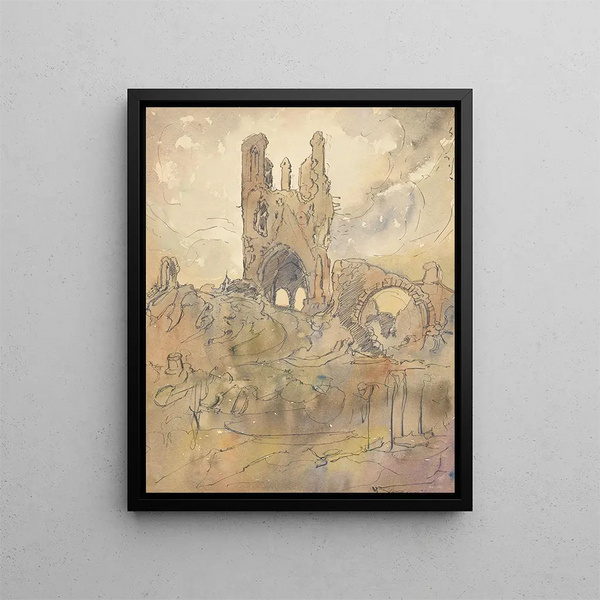 Ypres remembers - Alfred Ost — framed artwork on a wall