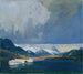 Storm op de Bernina - Alfred Poell — weergave van het kunstwerk