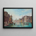 Le Grand Canal Venise - Alfred Pollentine — ingelijst kunstwerk aan de muur