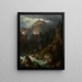 Mont Pyszna in de Tatragebergte - Alfred Schoupp — ingelijst kunstwerk aan de muur