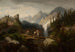 smokkelaar in de Tatra-bergen - Alfred Schoupp — weergave van het kunstwerk