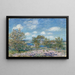 Namiddag in mei bij Moret-sur-Loing - Alfred Sisley — ingelijst kunstwerk aan de muur