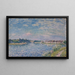 La Seine à Saint-Mammès le soir - Alfred Sisley — ingelijst kunstwerk aan de muur