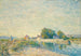 De waterkrachtcentrale van het Loing-kanaal, Saint-Mammès - Alfred Sisley — weergave van het kunstwerk