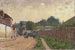 Marly-le-Roi - Alfred Sisley — weergave van het kunstwerk