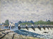 Weir de Molesey à Hampton Court - Alfred Sisley — weergave van het kunstwerk