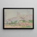 van de appelbloesem - Alfred Sisley — ingelijst kunstwerk aan de muur