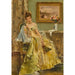 Coquetterie - Alfred Stevens — weergave van het kunstwerk