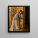 Curieux - Alfred Stevens — ingelijst kunstwerk aan de muur