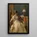 Wanhopig - Alfred Stevens — ingelijst kunstwerk aan de muur