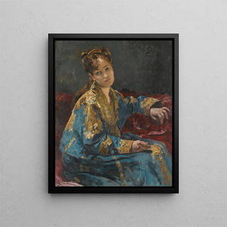 Alfred Stevens - La Dame En Bleu.webp