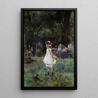 Alfred Stevens - La Fillette Aux Canards.webp