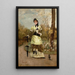Reproductie van het schilderij La Parisienne - Alfred Stevens