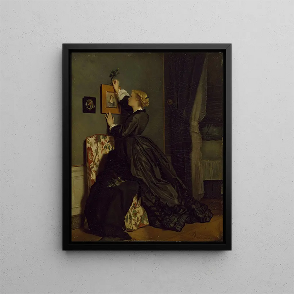 Palmzondag - Alfred Stevens — ingelijst kunstwerk aan de muur